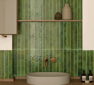 Плитка керамическая Equipe Ceramicas Bali Green (5х40) арт. VEN031546